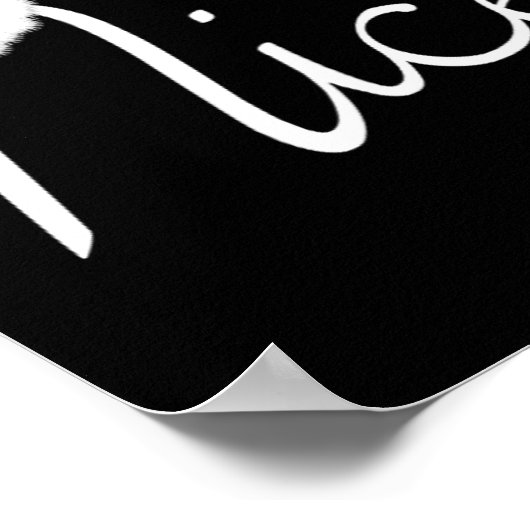 Bijpassende stoute &versterker; leuke kerstlijst poster (Hoek)