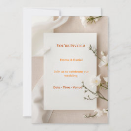 Bijpassende trouwkaart RSVP- en bedankkaart auto Kaart