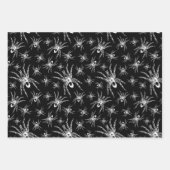 Bijpassende Victoriaans Gothic Zwart en Wit Goulis Inpakpapier Vel (Voorkant 2)