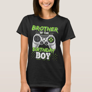 Bijpassende videogame verjaardag broer van de gebo t-shirt