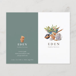 Bijsluiter voor tuinarchitectuur flyer