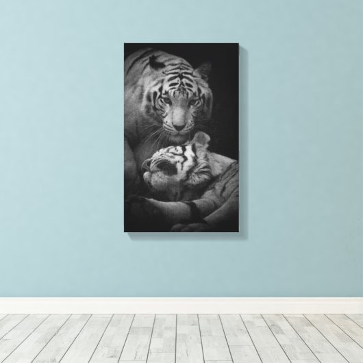 Bijstand Canvas Afdruk (Insitu (Houten vloer))