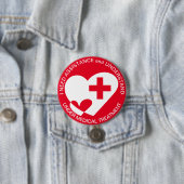 BIJSTAND/HULPBEHOEFTE RONDE BUTTON 7,6 CM (In situ)