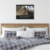 Bijstand: Inspirerend prijsopgave Canvas Afdruk (Insitu (Slaapkamer))