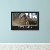 Bijstand: Inspirerend prijsopgave Canvas Afdruk (Insitu (Houten vloer))