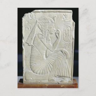 Bijstand waarin Ramesses II als kind wordt afgebee Briefkaart