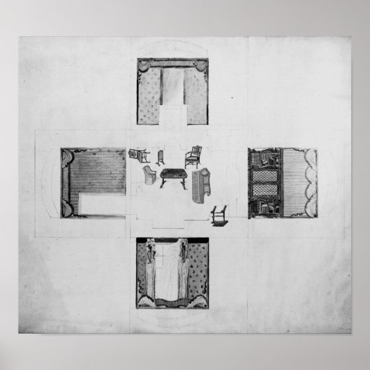 Bijstoffering voor een kleine tekenkamer poster (Voorkant)