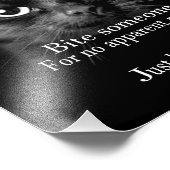 Bijt iemand foto afdruk (Hoek)