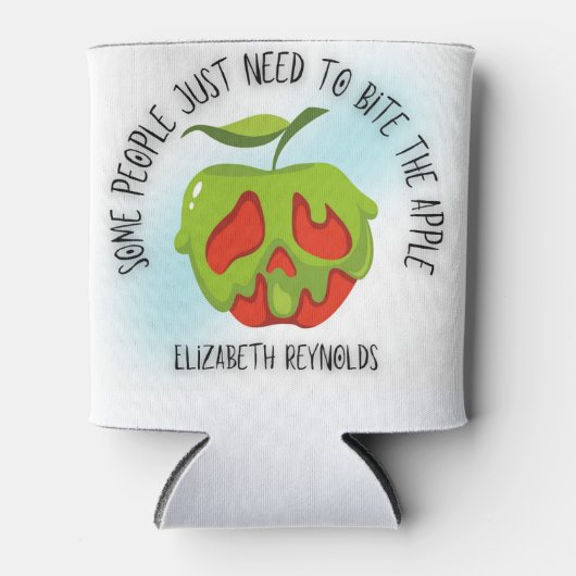 Bijt in de appel blikjeskoeler (Voorkant)