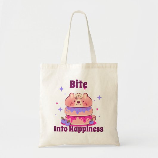 Bijt in geluk tote bag (Voorkant)