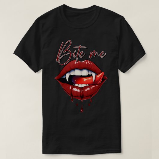 Bijt me 1 t-shirt (Design voorkant)