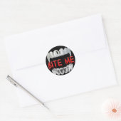 Bijt me bloed en tanden Stickers (Envelop)