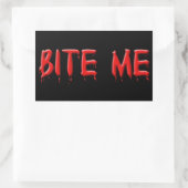 bijt me bloed Stickers (Tas)