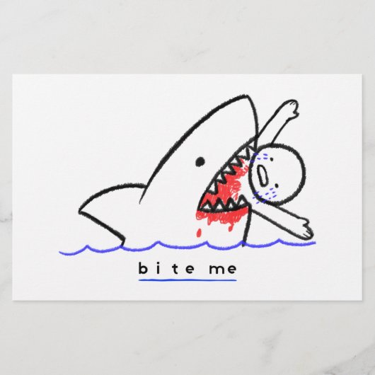 Bijt Me Briefpapier (Voorkant)