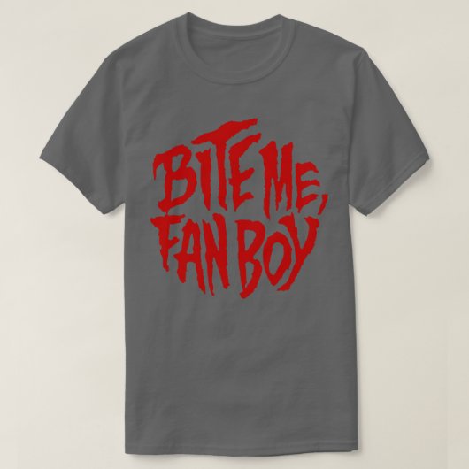 Bijt me fan boy lobos terug t-shirt (Design voorkant)