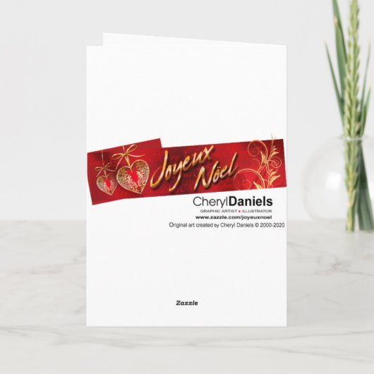 Bijt me feestdagen kaart (Achterkant)