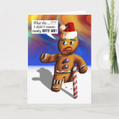 Bijt me feestdagen kaart (Voorkant)