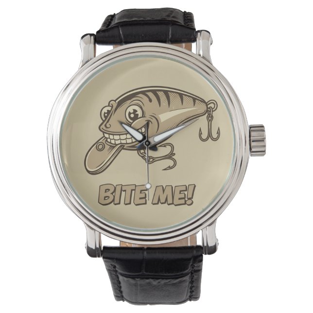 Bijt me! Gevist lokkerhorloge Horloge (Voorkant)