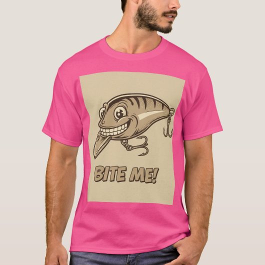 Bijt me! Gevist Lure T-shirt (Voorkant)