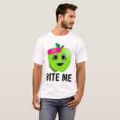 BIJT ME, Grappige Mannen T-shirt (Voorkant volledig)