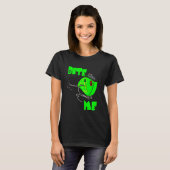 Bijt Me Grappige Visser Aas T-shirt (Voorkant volledig)