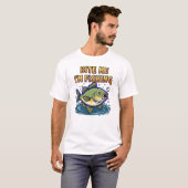 Bijt Me, Ik Vis T-shirt (Voorkant volledig)