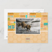 Bijt me is enkel een uitdrukking! briefkaart (Voorkant / Achterkant)