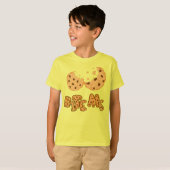 Bijt Me Koekje Grappig Chocolade Chip Ontwerp T-shirt (Voorkant volledig)