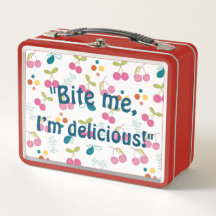 Bijt me metalen lunchbox