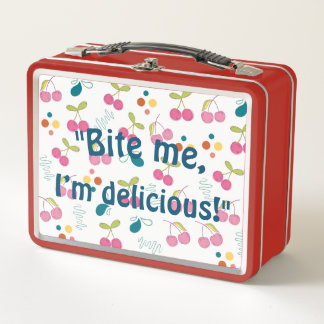 Bijt me metalen lunchbox
