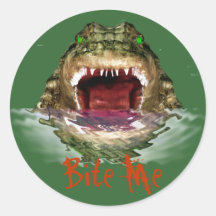 Bijt me sticker