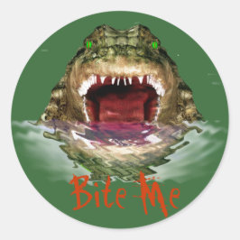 Bijt me sticker