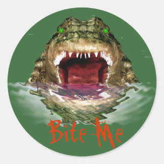 Bijt me sticker