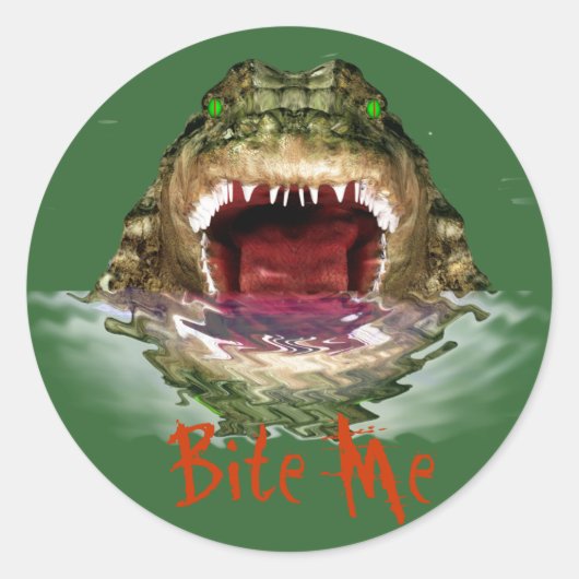 Bijt me sticker (Voorkant)