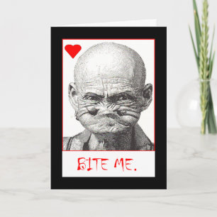 bijt me Valentijn (of anti-Valentijn!) Feestdagen Kaart