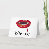 Bijt me Vampier Kaart (Voorkant)