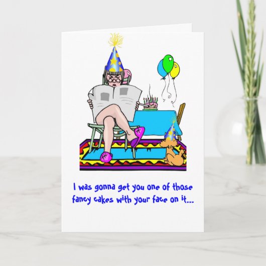 Bijt me… Verjaardag Kaart (Voorkant)