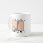 Bijt niet in de hand die TUBES YA Koffiemok (Voorkant links)