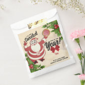 Bijtassen voor bakkerst kerstkoekjes op maat bedankzakje (Gezegeld)