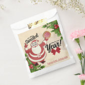 Bijtassen voor bakkerst kerstkoekjes op maat bedankzakje (Gezegeld)