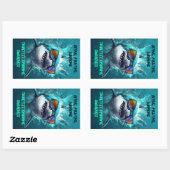 Bijten vechten overlevende Sticker van Tourette (Vel)