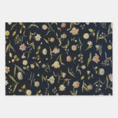 bijtend flessenpatroon inpakpapier vel (Voorkant)