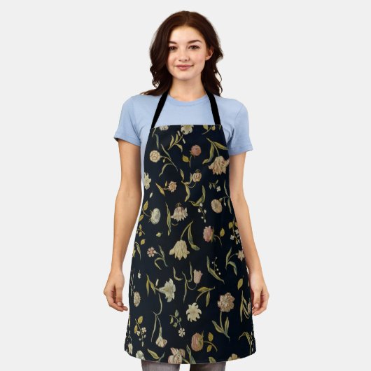  bijtend flessenpatroon schort (Gedragen)