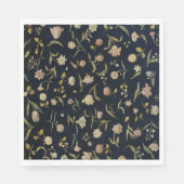 bijtend flessenpatroon servet (Voorkant)