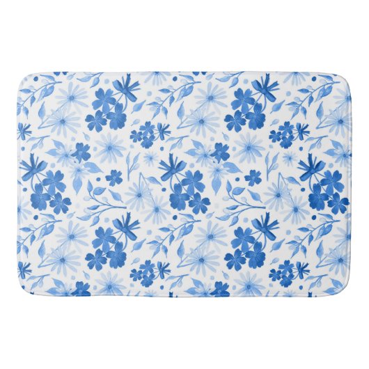  bijtend landblauw flesje badmat (Voorkant)