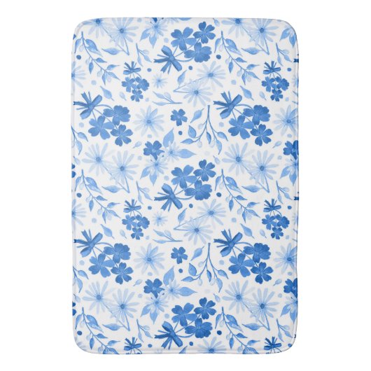  bijtend landblauw flesje badmat (Voorkant Verticaal)