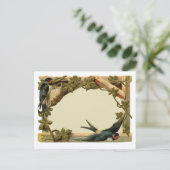   bijtende blanco jus- en doorslikgrens briefkaart (Staand voorkant)