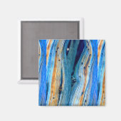 bijtende blauwe schuur magneet (Voorkant / Achterkant)