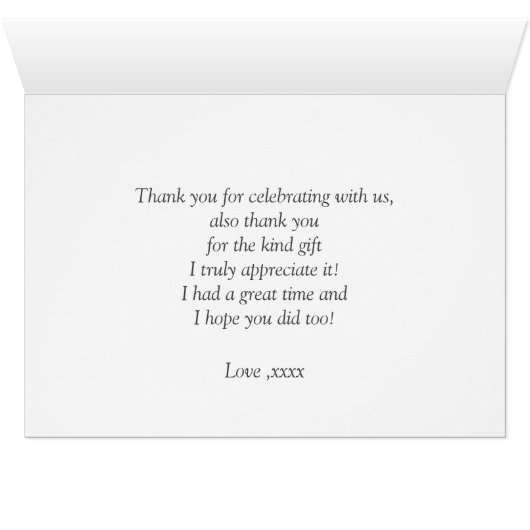 bijtende bloemen, elegante bloemen, dank u wel! (Binenzijde Horizontaal (Onderkant))