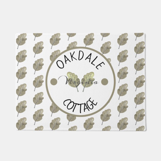 Bijtende buitenkant uit gebottende kool deurmat (Voorkant)